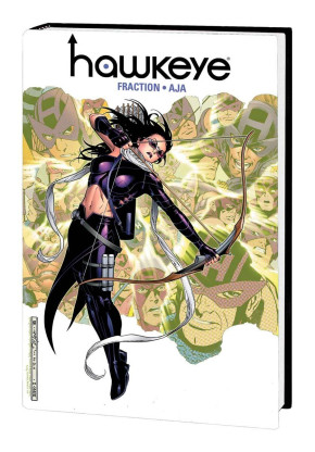 HAWKEYE BY MATT FRACTION AND DAVID AJA OMNIBUS HARDCOVER JIM CHEUNG DM VARIANT COVER