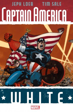 CAPTAIN AMERICA WHITE HARDCOVER