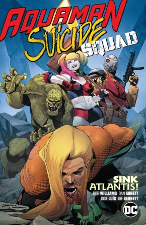 AQUAMAN SUICIDE SQUAD SINK ATLANTIS GRAPHIC NOVEL