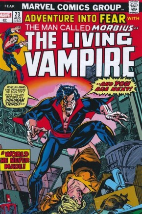 MORBIUS THE LIVING VAMPIRE OMNIBUS DM VARIANT HARDCOVER