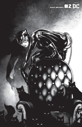 BATMAN BLACK AND WHITE #2 (2020 SERIES) KAMOME SHIRAHAMA CATWOMAN VARIANT