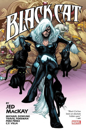 BLACK CAT BY JED MACKAY OMNIBUS HARDCOVER PEPE LARRAZ COVER