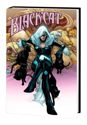 BLACK CAT BY JED MACKAY OMNIBUS HARDCOVER INHYUK LEE DM VARIANT COVER