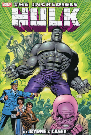 INCREDIBLE HULK BY BYRNE AND CASEY OMNIBUS HARDCOVER LEE WEEKS DM VARIANT COVER
