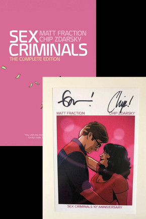SEX CRIMINALS COMPENDIUM THE COMPLETE EDITION GRAPHIC NOVEL + DOUBLE SIGNED BOOKPLATE