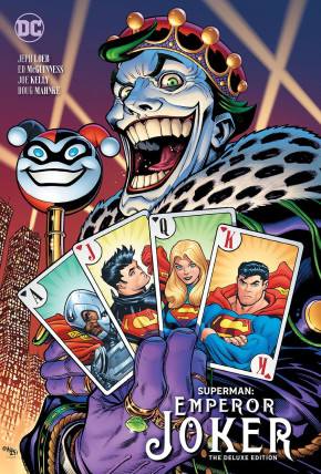 SUPERMAN EMPEROR JOKER THE DELUXE EDITION HARDCOVER DM VARIANT COVER