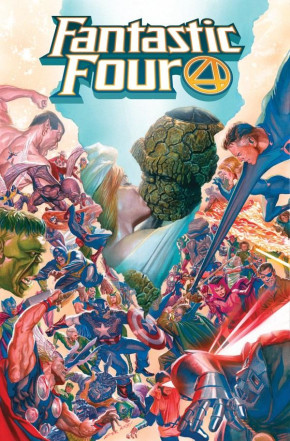 FANTASTIC FOUR BY DAN SLOTT OMNIBUS VOLUME 1 HARDCOVER ALEX ROSS DM VARIANT COVER