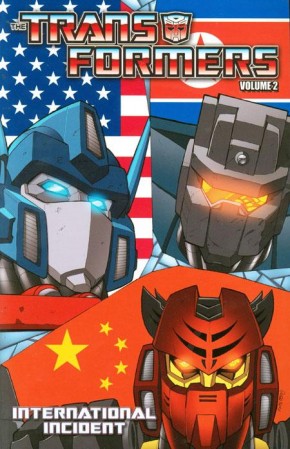 TRANSFORMERS VOLUME 2 INTERNATIONAL INCIDENT GRAPHIC NOVEL