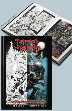 THICKER THAN BLOOD ARTIST EDITION SIGNED BY MIKE PLOOG, SIMON BISLEY, AND SIMON REED