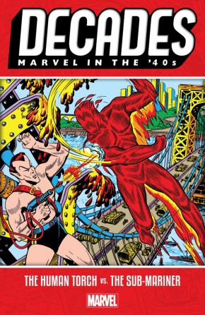 DECADES MARVEL IN THE 40S HUMAN TORCH VS SUB-MARINER GRAPHIC NOVEL