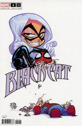 BLACK CAT #1 (2020 SERIES) SKOTTIE YOUNG BABY VARIANT COVER KING IN BLACK TIE-IN