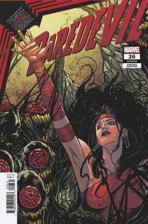 DAREDEVIL #26 (2019 SERIES) CHECCHETTO ELEKTRA VARIANT KING IN BLACK TIE-IN