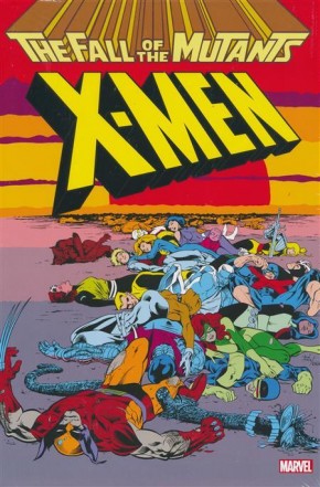 X-MEN FALL OF THE MUTANTS OMNIBUS HARDCOVER ALAN DAVIS COVER