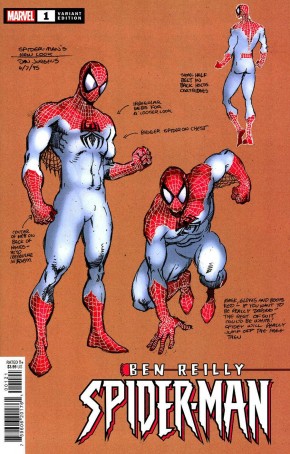 BEN REILLY SPIDER-MAN #1 (2022 SERIES) JURGENS DESIGN 1 IN 10 INCENTIVE VARIANT 