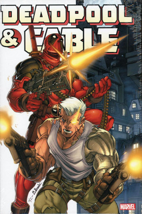 DEADPOOL AND CABLE OMNIBUS HARDCOVER MARK BROOKS DM VARIANT COVER