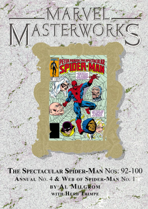 MARVEL MASTERWORKS THE SPECTACULAR SPIDER-MAN VOLUME 8 HARDCOVER DM VARIANT COVER