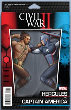 Civil War II Gods of War #1 (Christopher Action Figure Variant Cover)