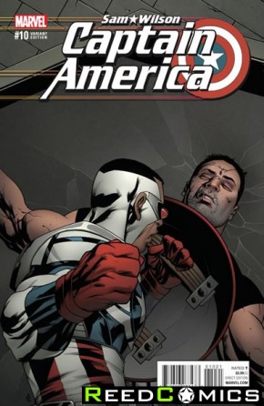 Captain America Sam Wilson #10 (Civil War Reenactment Variant Cover)