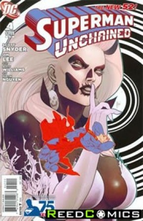 Superman Unchained #4 (75th Anniversary Villain 1 in 25 Variant Cover)