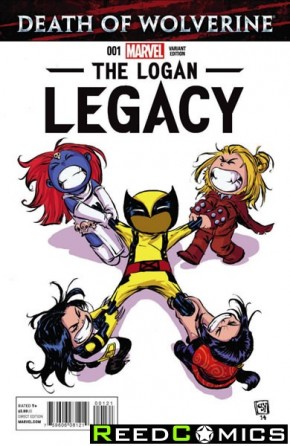 Death Of Wolverine Logan Legacy #1 (Skottie Young Baby Variant Cover)