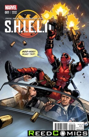 SHIELD Volume 4 #1 (Pichelli Young Guns Variant Cover)