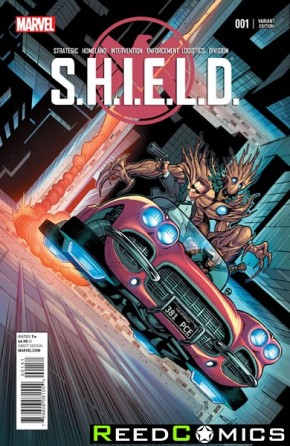 SHIELD Volume 4 #1 (Schiti Young Guns Variant Cover)