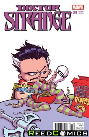 Doctor Strange Volume 4 #1 (Skottie Young Baby Variant Cover)