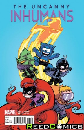 Uncanny Inhumans #1 (Skottie Young Baby Variant Cover)