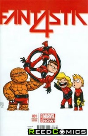 Fantastic Four Volume 5 #1 (Skottie Young Baby Variant Cover)