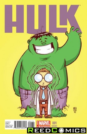 Hulk Volume 3 #1 (Skottie Young Baby Variant Cover)