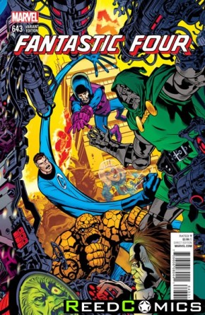Fantastic Four Volume 5 #643 (Golden Connecting Variant Cover)