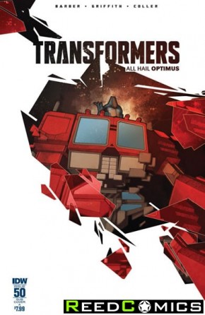 Transformers #50 (Subscription Cover A - Bumper Issue Note Price $7.99)