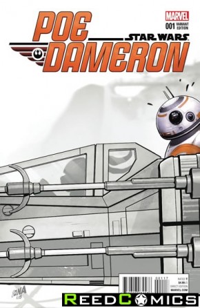 Star Wars Poe Dameron #1 (1 Per Store - Celebration Sketch Variant Cover)