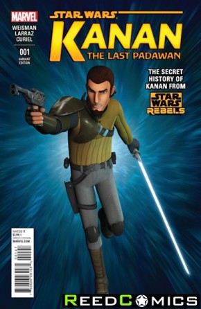 Kanan The Last Padawan #1 (1 in 15 Incentive Variant Cover)