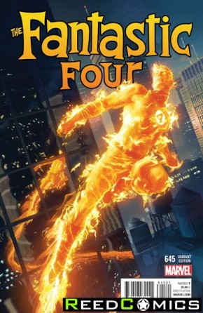 Fantastic Four Volume 5 #645 (1 in 15 Komarck Incentive Variant Cover)
