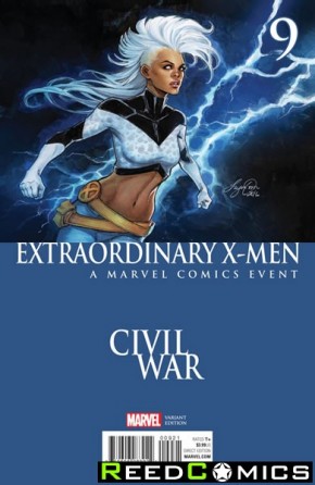 Extraordinary X-Men #9 (Oum Civil War Variant Cover)
