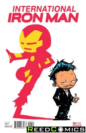 International Iron Man #1 (Skottie Young Baby Variant Cover)