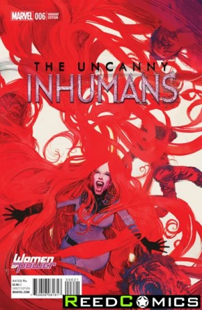 Uncanny Inhumans #6 (Sienkiewicz Women of Power Variant Cover)