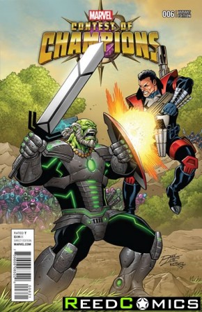 Contest of Champions Volume 3 #6 (Lim Connecting F Variant Cover)