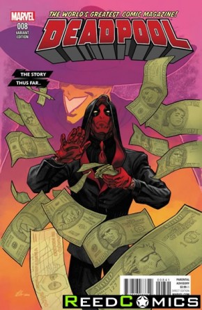 Deadpool Volume 5 #8 (Hawthorne Story Thus Far Variant Cover)