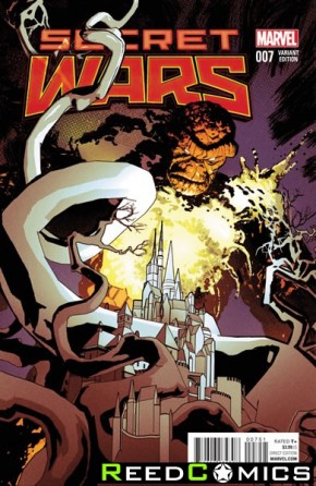 Secret Wars #7 (1 in 25 Coker Incentive Variant Cover)