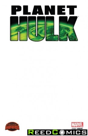 Planet Hulk #1 (Blank Variant Cover)