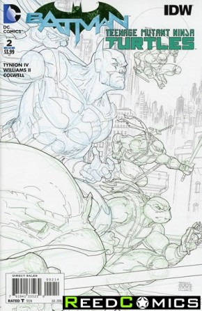 Batman Teenage Mutant Ninja Turtles #2 (4th Print)