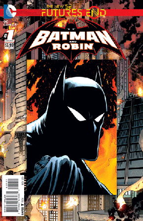 Batman and Robin Futures End #1 (3D Motion Cover)