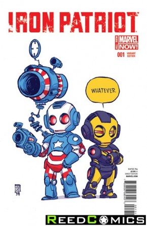 Iron Patriot #1 (Skottie Young Baby Variant Cover)