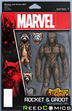Rocket Raccoon and Groot #1 (Christopher Action Figure Variant Cover)