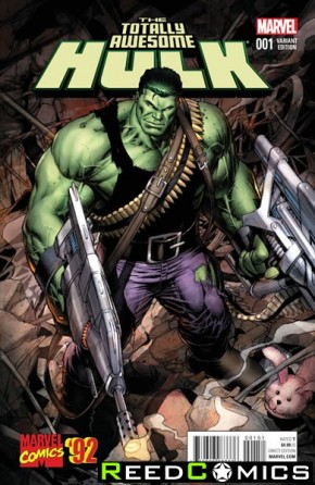 Totally Awesome Hulk #1 (1 in 20 Keown Marvel 92 Incentive Variant Cover)
