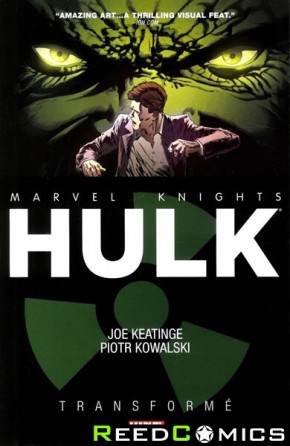 Marvel Knights Hulk Transforme Graphic Novel