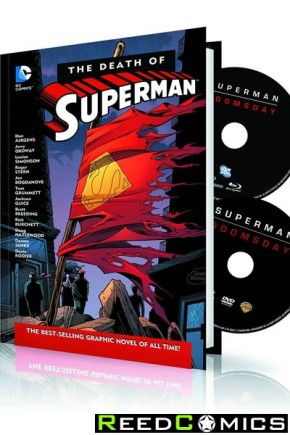 Death of Superman Hardcover and DVD Blu Ray Set
