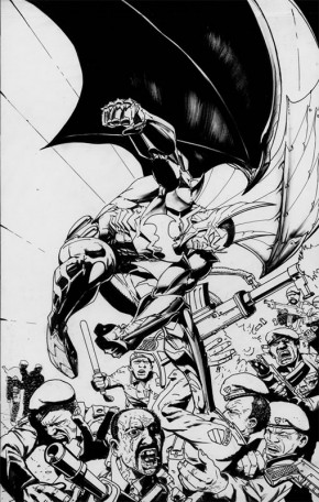 Simon Bisley Original Comic Art - Batwing #16 Cover Art